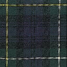 Medium Weight Hebridean Tartan Fabric - Campbell